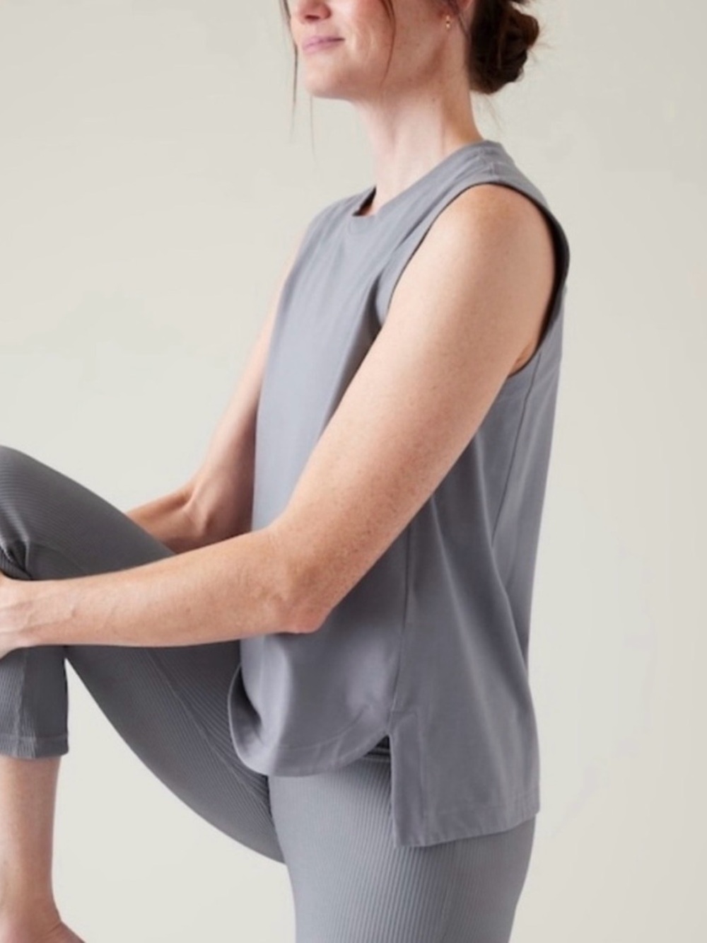 ATHLETA Effortless Tank in coastal blue size XXS